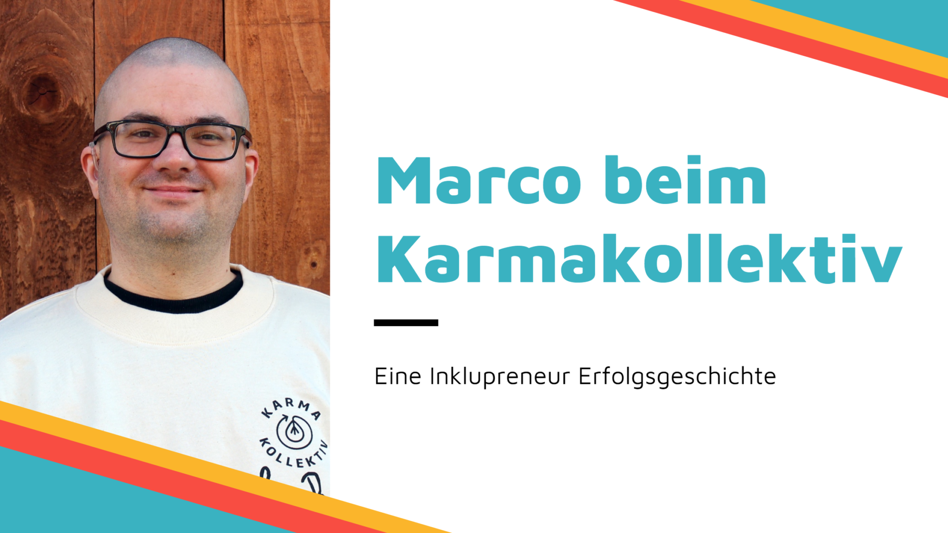 Marco beim Karmakollektiv (Blog-Banner)